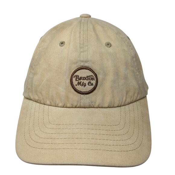 Brixton Mfg Co Slideback Baseball Cap Brown One Size Adjustable Embroidered - Picture 1 of 9
